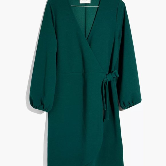 Texture & Thread Long-Sleeve Side-Tie Dress  NWOT - Picture 3 of 11